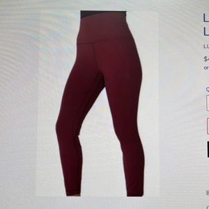 Lululemon align high-rise leggings